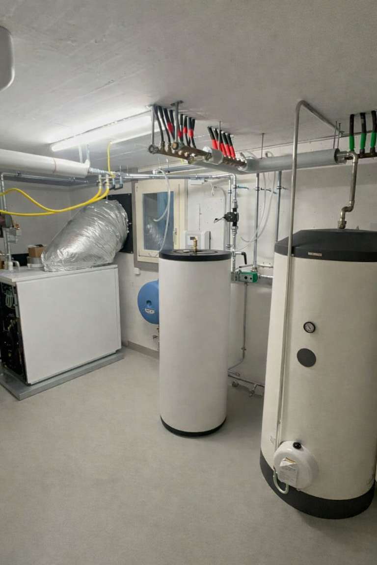 Neue Stiebel Eltron Wärmepumpe, energieeffiziente und moderne Heizung