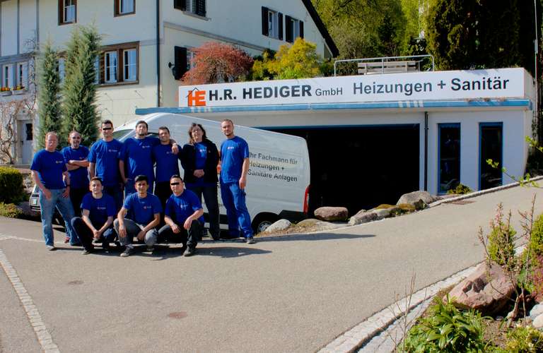Unsere Mitarbeiter im Jahr 2015 von Hediger Heizung und Sanitär aus Wetzikon